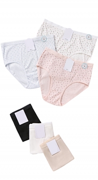 Printed and solid cotton panties – plus sizes XL, XXL, XXXL