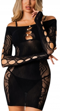 Sexy fishnet dress, one size
