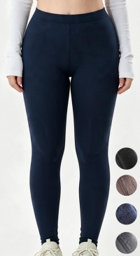 Fleece-lined form-fitting plus-size leggings - XL/XXL - XXXL/XXXXL